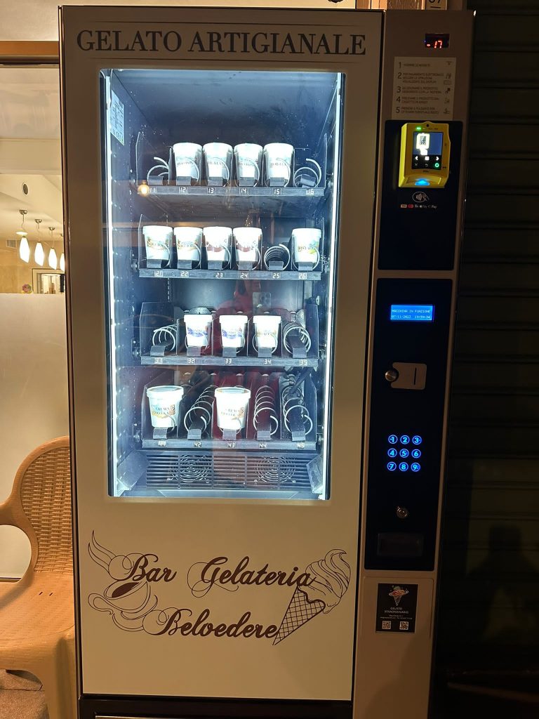 Distributore automatico di gelati in Emilia Romagna
